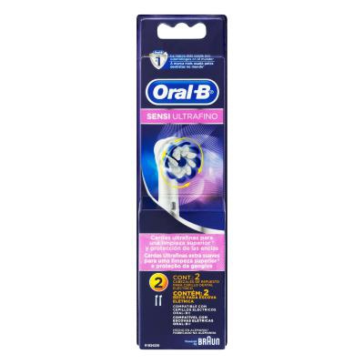 Refil Escova Dental Elétrica Sensi Ultrafino Oral-B 2 Unidades